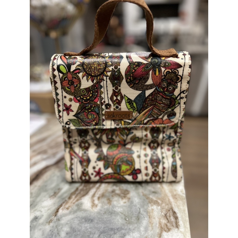 SAKROOTS Artist Circle Lunch Bag by Valentina Ramos Harper-Spirit Desert/Owl